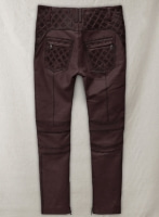 (image for) Outlaw Burnt Wine Leather Pants