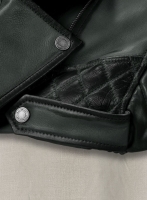 (image for) Charles Burnt Charcoal Leather Jacket