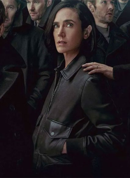 (image for) Jennifer Connelly Dark Matter Leather Jacket