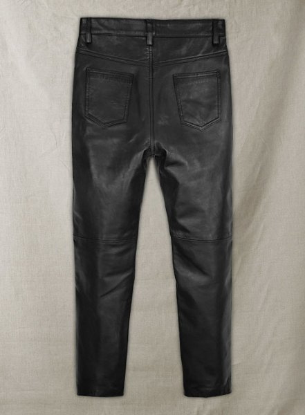 (image for) Leather Zipper Jeans - Style # 9