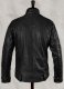 Thick Goat Black Washed & Wax David Leather Jacket