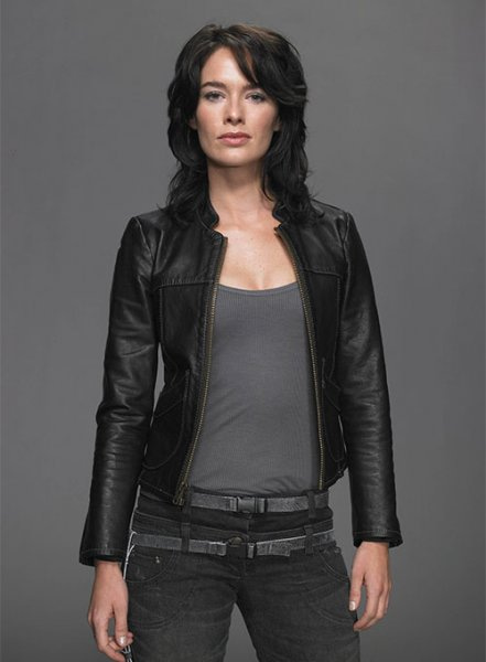 Lena Headey Terminator TV Series Leather Jacket