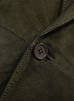 (image for) Olive Green Suede Leather Suit