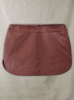 (image for) Soft Fermented Burgundy Hilary Duff Leather Skirt