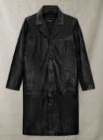 (image for) Al Pacino Insomnia Leather Trench Coat