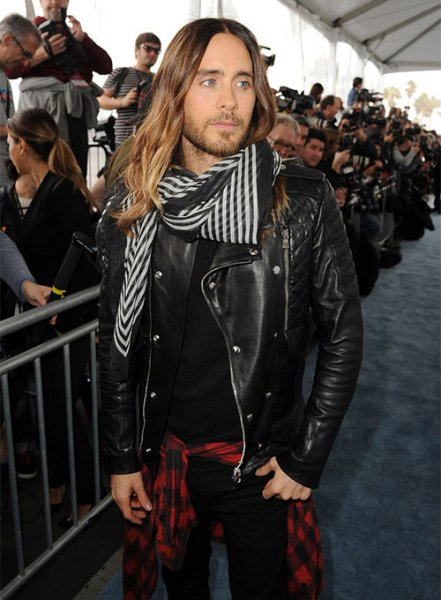 Jared Leto Leather Jacket : LeatherCult: Genuine Custom Leather ...