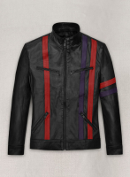 (image for) Red Striped Leather Jacket #97