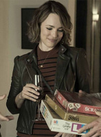 (image for) Rachel McAdams Game Night Leather Jacket