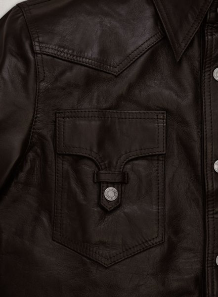 (image for) Leather Shirt Jacket #129