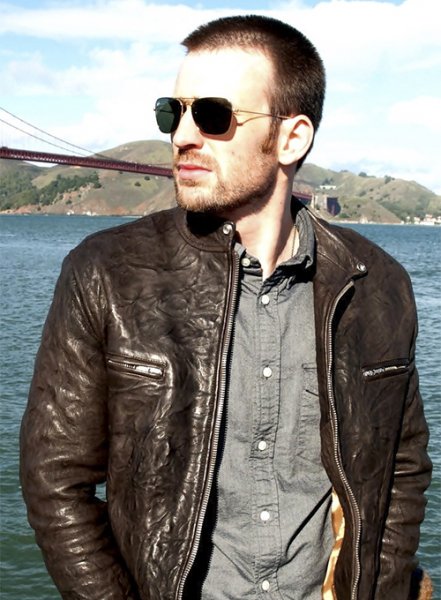 (image for) Chris Evans Playing it Cool Leather Jacket