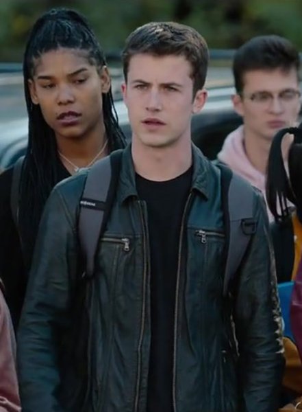 (image for) Dylan Minnette 13 Reasons Why Leather Jacket