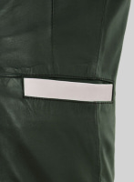 (image for) Soft Deep Olive Wax Hampton Leather Blazer