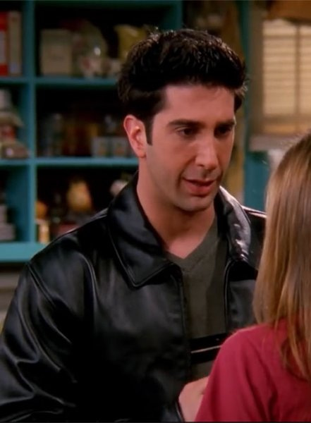 (image for) David Schwimmer Friends Season 4 Leather Jacket