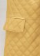 Yellow Bocelli Quilted Leather Blazer