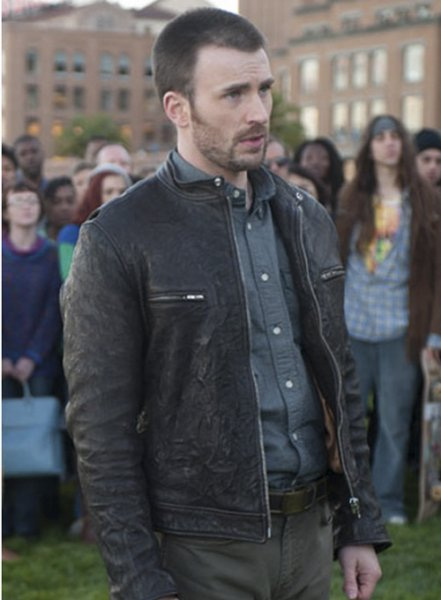 Chris Evans Playing it Cool Leather Jacket