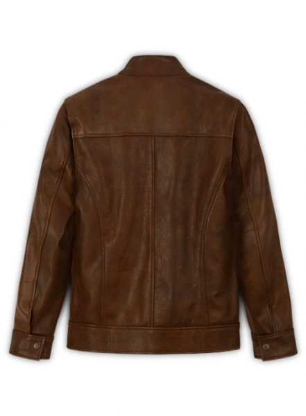 (image for) Spanish Brown Ryan Reynolds Blade Trinity Leather Jacket