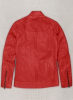 (image for) Soft Tango Red Ellie Leather Jacket