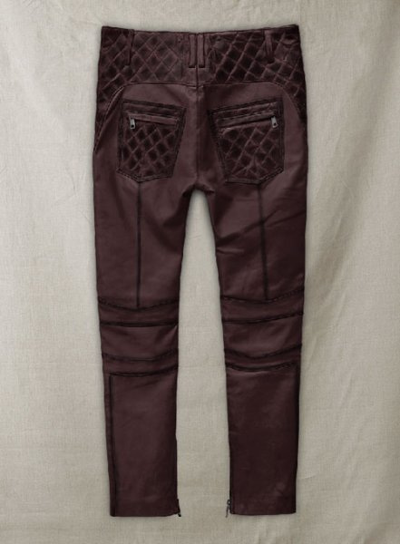 (image for) Carrier Burnt Wine Leather Pants