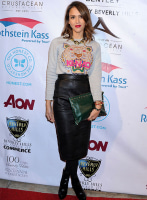 (image for) Jessica Alba Leather Skirt