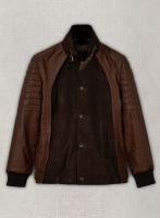 (image for) Daniel Radcliff Horns Leather Jacket