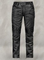 (image for) Outlaw Burnt Charcoal Leather Pants