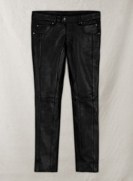 Rear Zipper Leather Pants : LeatherCult: Genuine Custom Leather