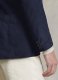 Royal Blue Suede Leather Blazer
