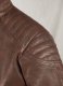 Shotgun Spanish Brown Moto Leather Jacket