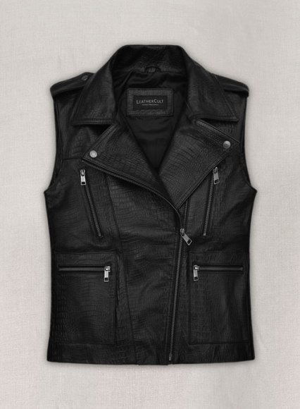 Leather Vest Tank Top : LeatherCult: Genuine Custom Leather Products,  Jackets for Men & Women