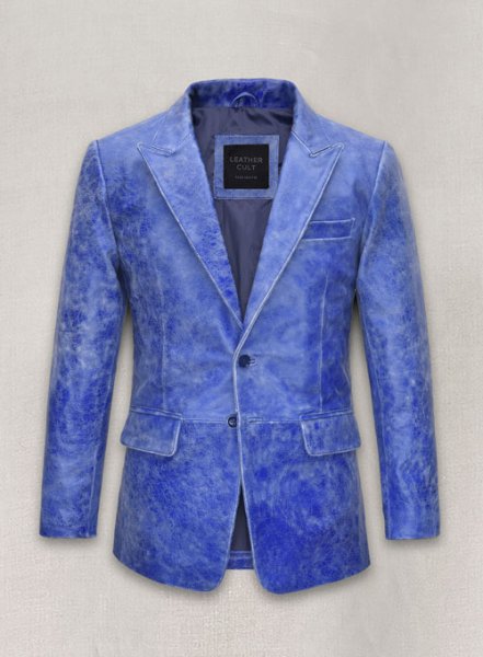 (image for) Artistic Blue Leather Suit