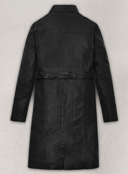 (image for) Kim Kardashian Leather Long Coat
