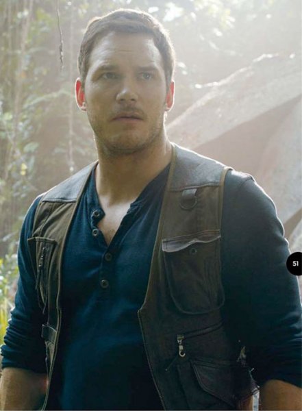 (image for) Chris Pratt Jurassic World Fallen Kingdom Leather Vest