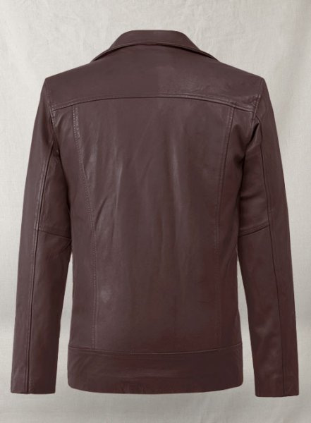 (image for) Dauntless Burgundy Biker Leather Jacket