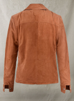 (image for) Burnt Orange Suede Tom Cruise American Made Leather Jacket