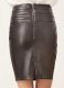 Front Yoke Leather Skirt - # 454