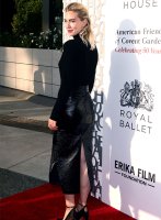 (image for) Vanessa Kirby Leather Skirt