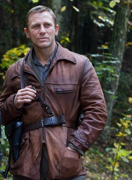 (image for) Daniel Craig Defiance Leather Jacket