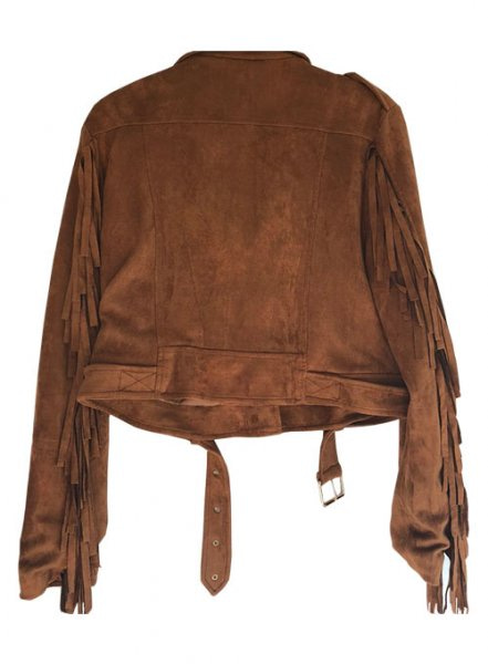Fringe Leather Jacket #1010