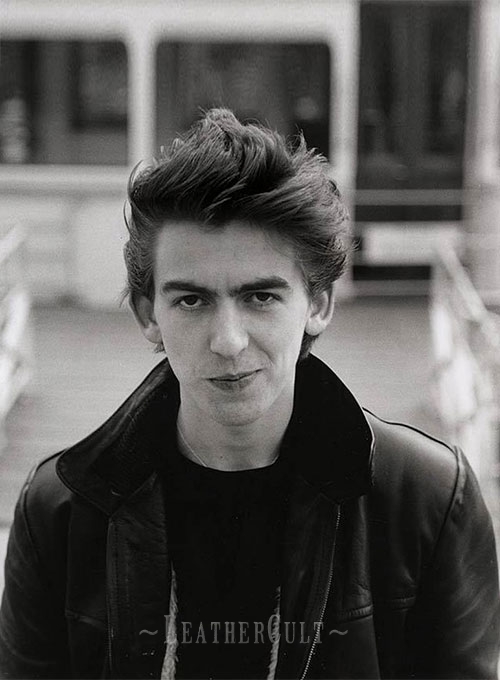 George Harrison (The Beatles) Leather Jacket - Click Image to Close