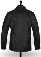 (image for) Black Ostrich Leather Hipster Jacket #2