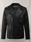 (image for) Dauntless Black Biker Leather Jacket
