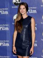 (image for) Shailene Woodley Leather Dress