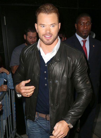 (image for) Kellan Lutz Leather Jacket