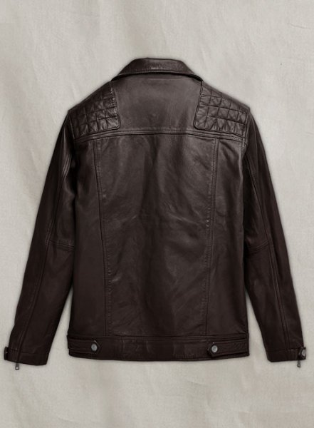 Ironwood Brown Biker Leather Jacket