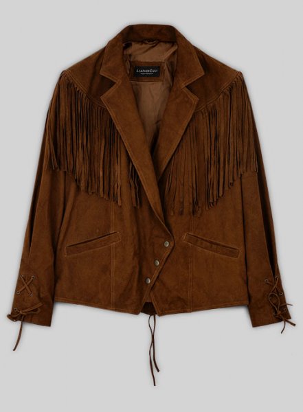 Fringe Leather Jacket #1012