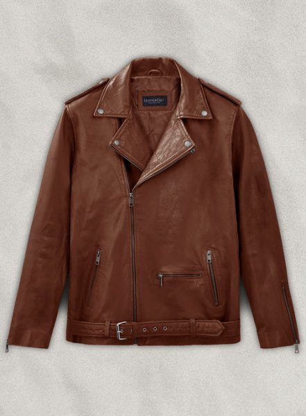 (image for) Rutland Tan Riding Leather Jacket