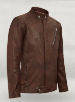 (image for) Motorad Spanish Brown Biker Leather Jacket