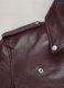 Burgundy Emilia Clarke Last Christmas Leather Jacket