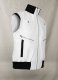 White Leather Biker Vest # 314