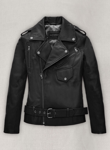 (image for) Black Jessica Alba Leather Jacket